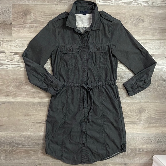 Gap Denim Shirt Dress - Picture 2 of 6